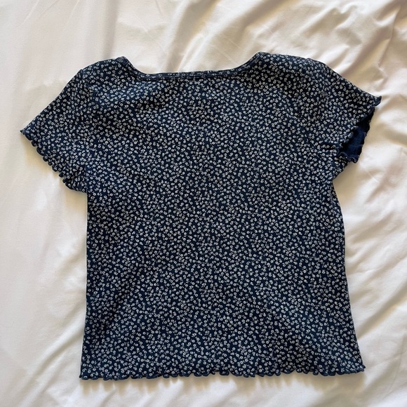 navy zelly top brandy melville - Picture 2 of 3